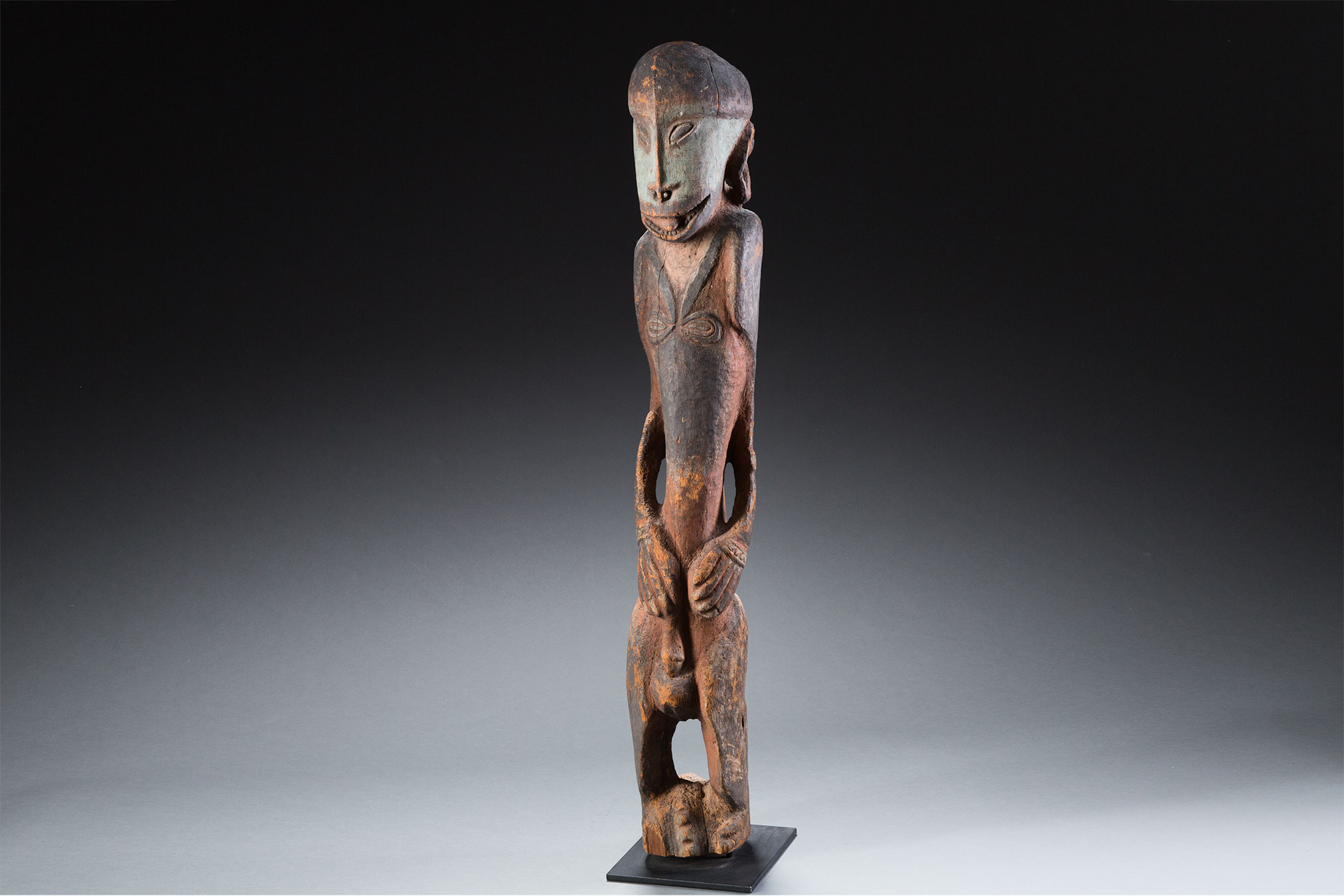 Markham Valley Figure, Azera Culture, Morobe Province, New Guinea Art, Oceanic Art